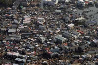 Sendai Devastation. Photo by Beacon Radio.